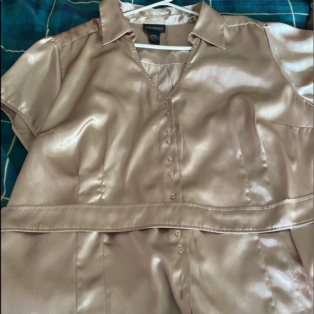 Tan blouse